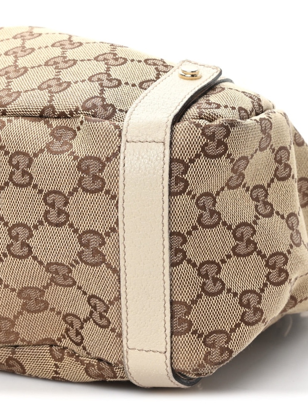 G U C C I Monogram Medium Abbey Shoulder Bag Off White - Picture 5 of 13